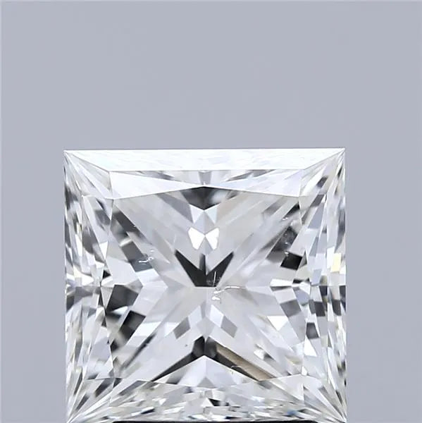 2.50ct Princess Natural Diamond (Colour G, Clarity SI1, HRD Certified)