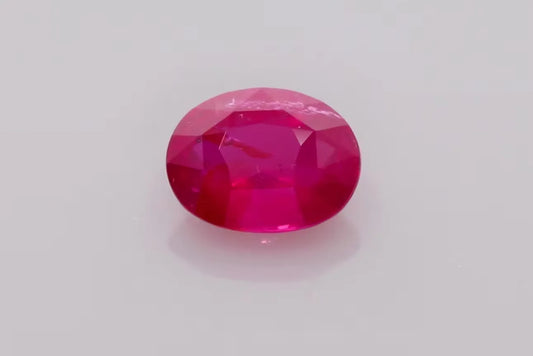 2.53ct Oval Natural Ruby (Colour Red, Clarity Slightly Included, Cut Faceted)