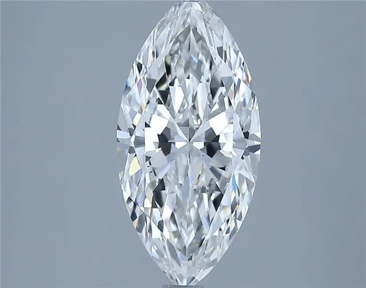 2.54ct Marquise Lab Grown Diamond (Colour F, Clarity VS1, IGI Certified)