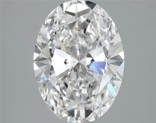 2.54ct Oval Lab Grown Diamond (Colour D, Clarity SI1, IGI Certified)