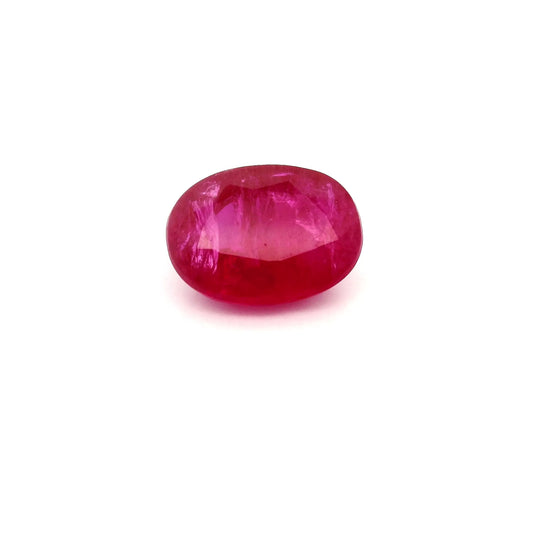 2.54ct Oval Natural Ruby (Colour Red, Clarity Moderately Included, Cut Faceted)