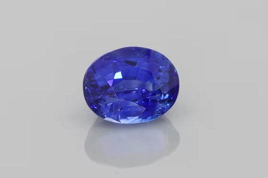 2.55ct Oval Natural Sapphire (Colour Blue, Clarity Eye Clean, Cut Faceted)