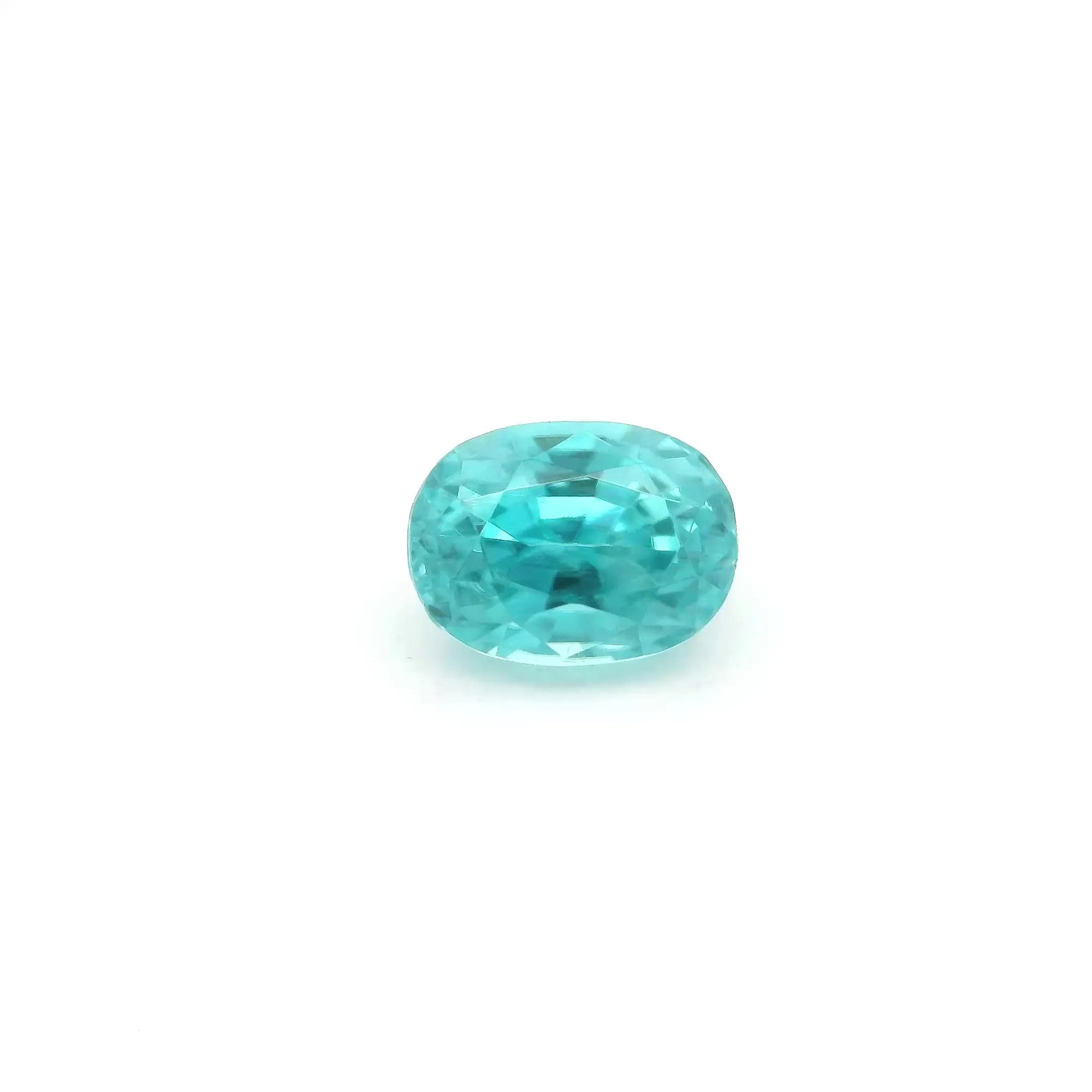 2.59ct Oval Natural Zircon (Colour Blue, Clarity Eye Clean, Cut Faceted)