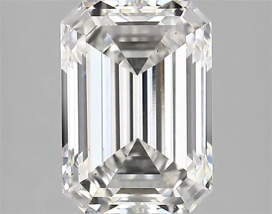 2.60ct Emerald Lab Grown Diamond (Colour F, Clarity VS2, IGI Certified)