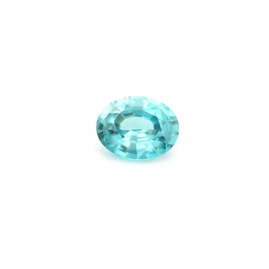 2.60ct Oval Natural Zircon (Colour Blue, Clarity Eye Clean, Cut Faceted)