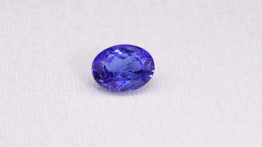 2.71ct Oval Natural Tanzanite (Colour Blue, Clarity Moderately Included, Cut Faceted)