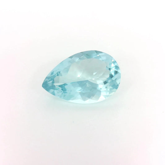 2.72ct Pear Natural Aquamarine (Colour Blue, Clarity Eye Clean, Cut Faceted)