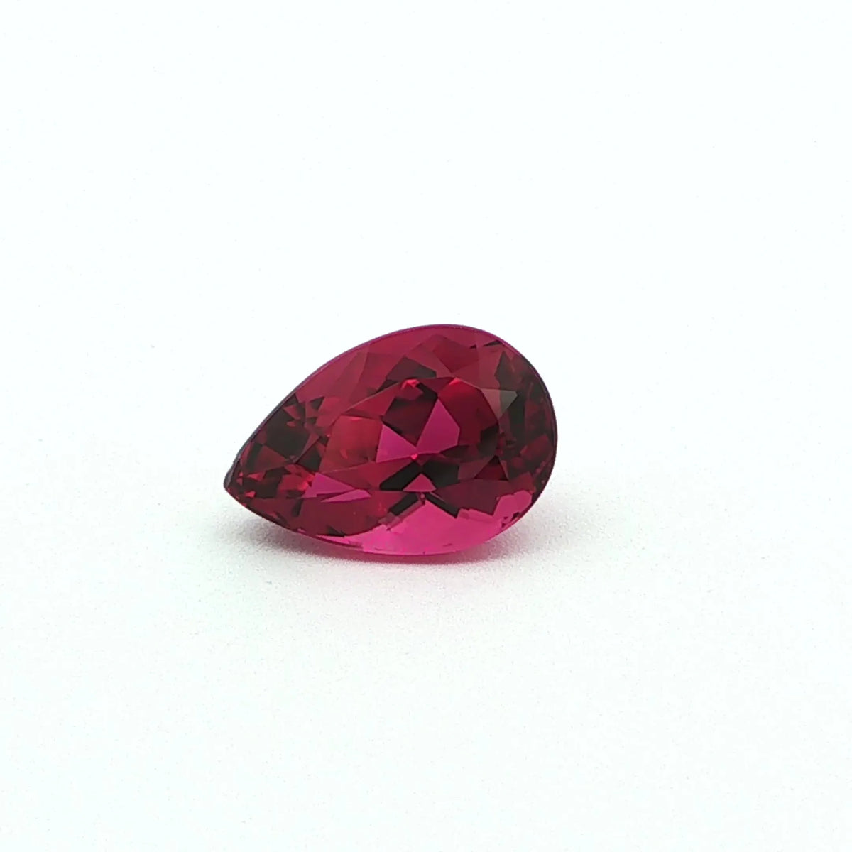 2.76ct Pear Natural Tourmaline (Colour Red, Clarity Eye Clean, Cut Faceted)