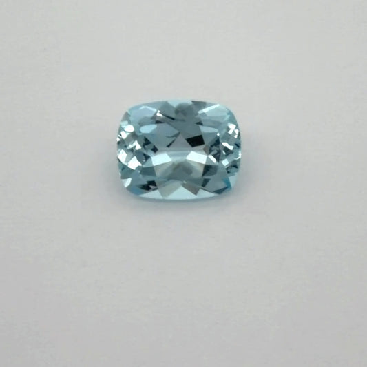 2.80ct Cushion Natural Aquamarine (Colour Blue, Clarity Eye Clean, Cut Faceted)