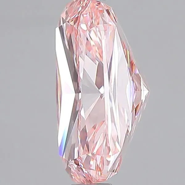 2.87ct Cushion modified Lab Grown Diamond (Colour Fancy Vivid Pink, Clarity VVS1, IGI Certified)
