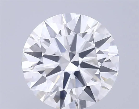 2.90ct Round Lab Grown Diamond (Colour D, Clarity VVS1, Cut ID, IGI Certified)