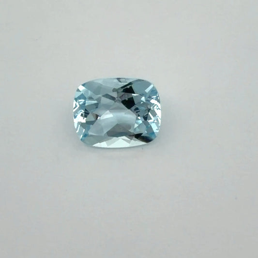 2.93ct Cushion Natural Aquamarine (Colour Blue, Clarity Eye Clean, Cut Faceted)