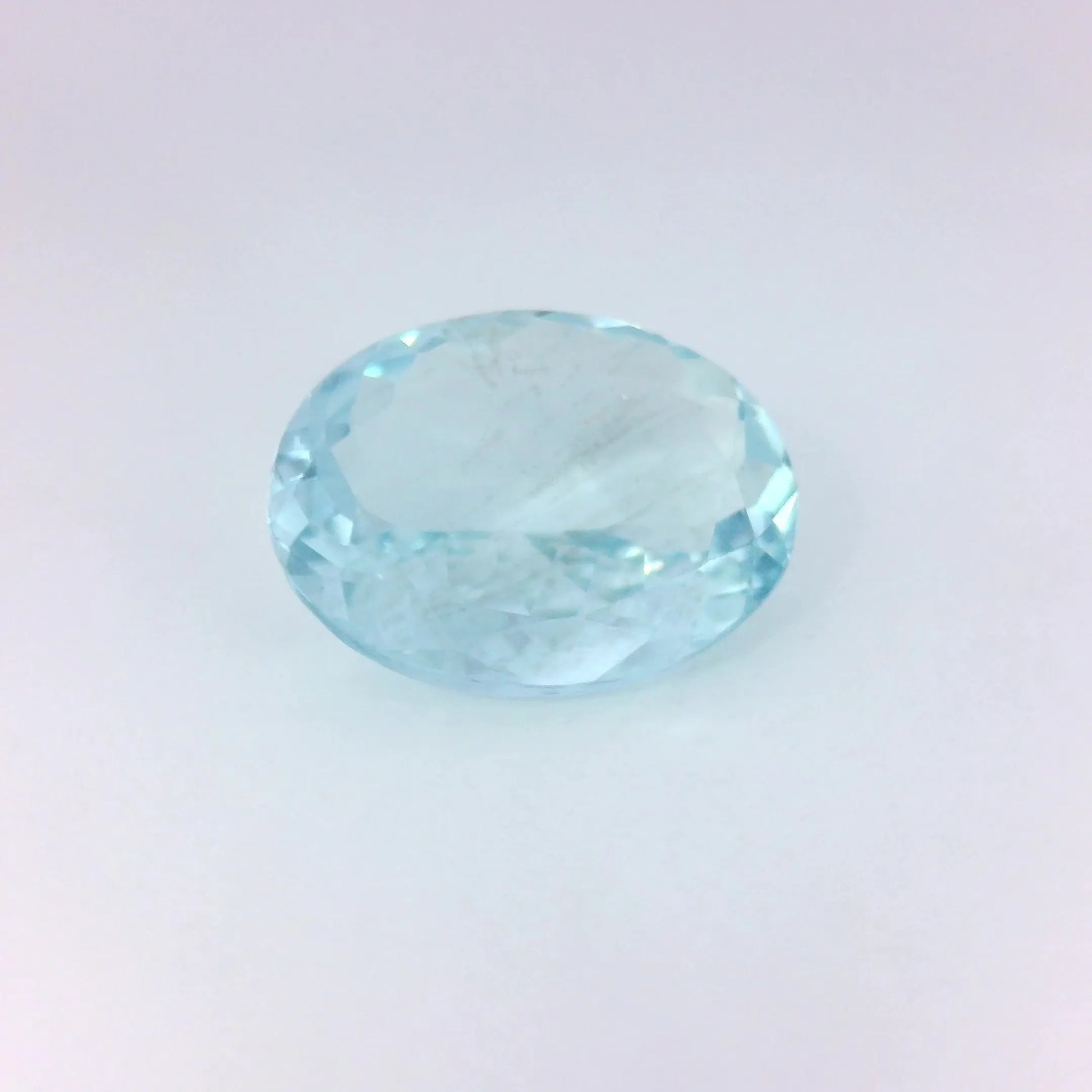 2.94ct Oval Natural Aquamarine (Colour Blue, Clarity Slightly Included, Cut Faceted)