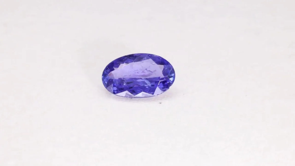 2.96ct Oval Natural Tanzanite (Colour Blue, Clarity Slightly Included, Cut Faceted)