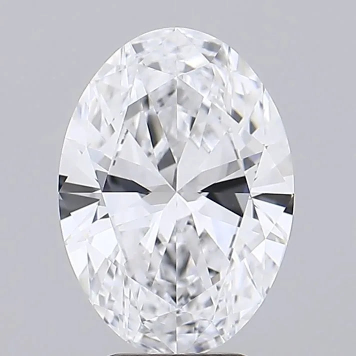 2.98ct Oval Lab Grown Diamond (Colour D, Clarity IF, IGI Certified)