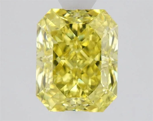 1.14ct Radiant Natural Diamond (Colour Fancy Intense Yellow, Clarity VVS2, GIA Certified)
