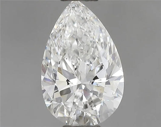 0.60ct Pear Natural Diamond (Colour E, Clarity VS2, GIA Certified)