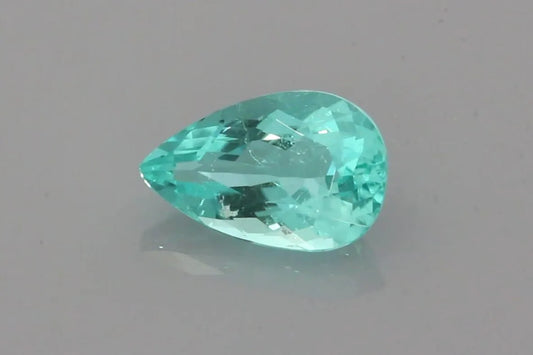 1.51ct Pear Natural Tourmaline (Colour Blue, Clarity Slightly Included, Cut Faceted)