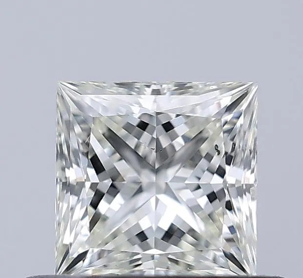 0.51ct Princess Natural Diamond (Colour J, Clarity VS2, Cut EX, IGI Certified)