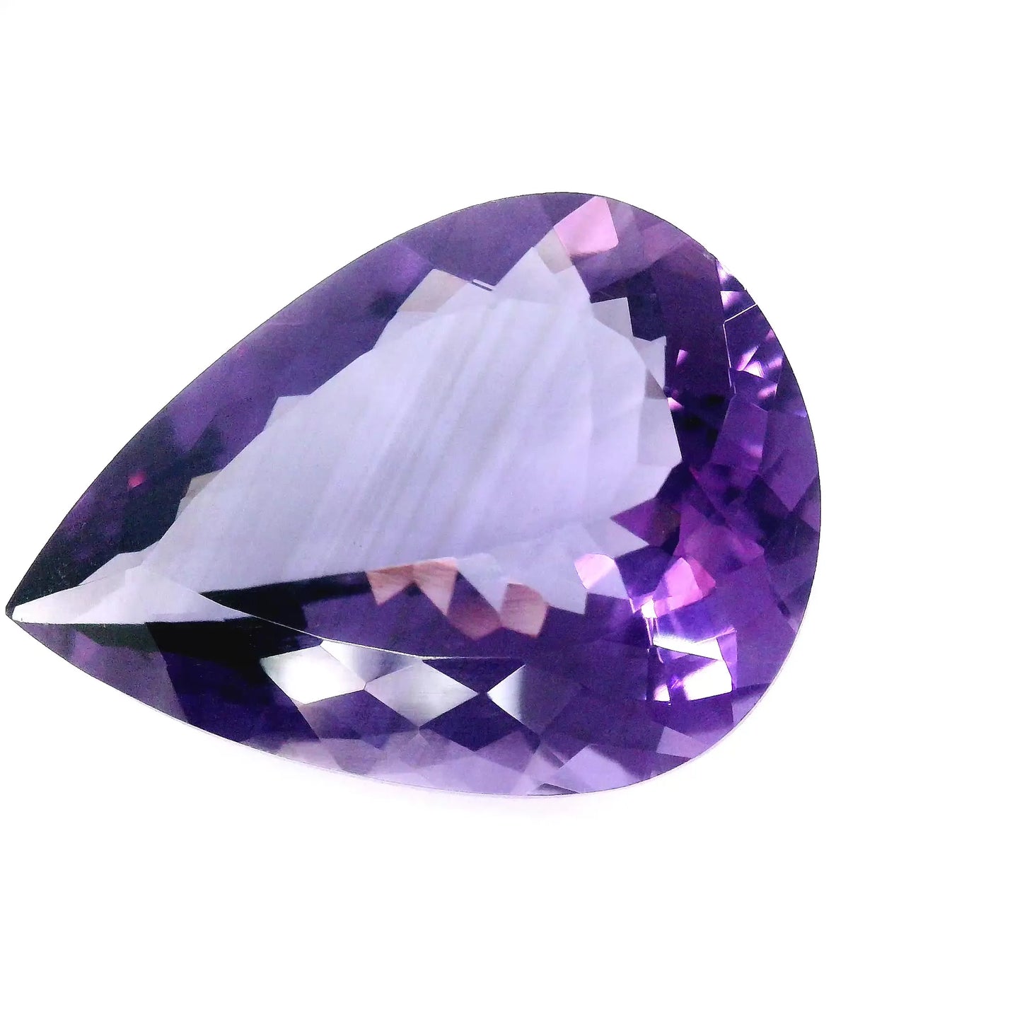 21.93ct Pear Natural Amethyst (Colour Purple, Clarity Eye Clean, Cut Faceted)