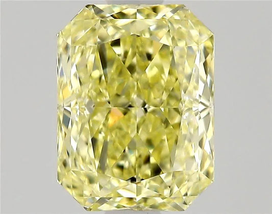 0.70ct Radiant Natural Diamond (Colour Fancy None Yellow, Clarity VS1, Cut EX, GIA Certified)