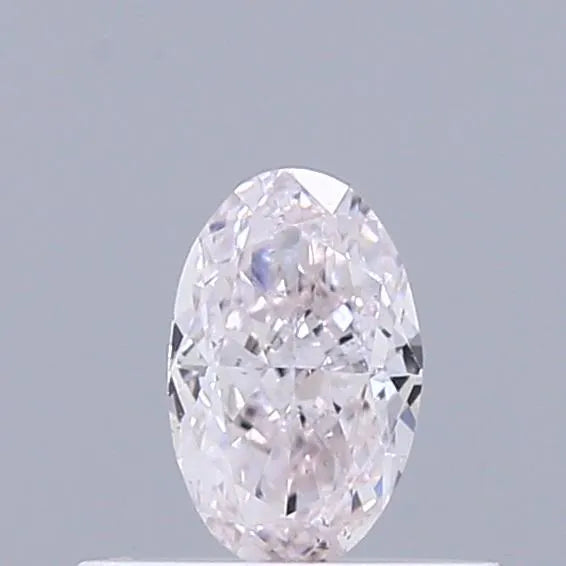 0.27ct Oval Natural Diamond (Colour Faint Pink, Clarity VS2, GIA Certified)