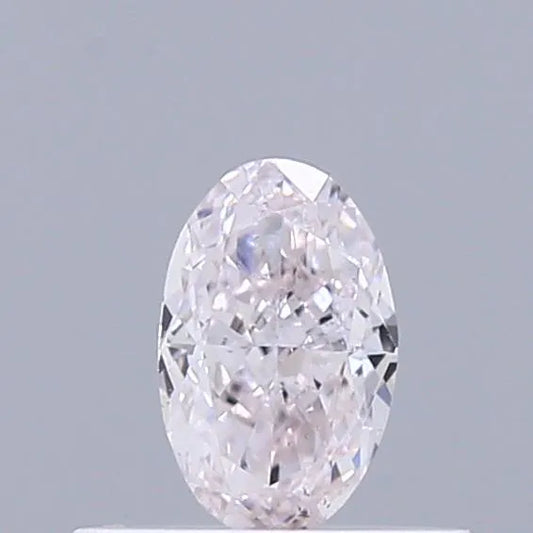 0.27ct Oval Natural Diamond (Colour Faint Pink, Clarity VS2, GIA Certified)