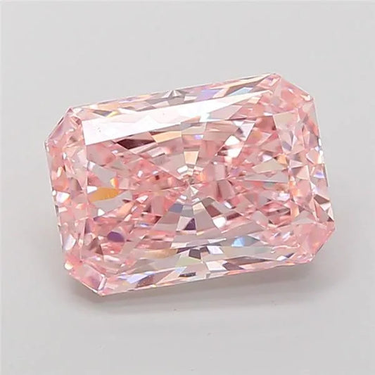 5.02ct Radiant Lab Grown Diamond (Colour Fancy Intense Pink, Clarity VS1, IGI Certified)