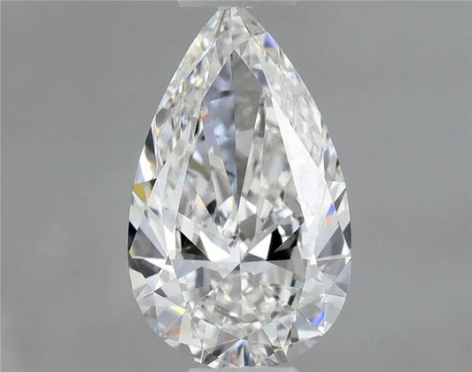 0.60ct Pear Natural Diamond (Colour E, Clarity VVS1, Cut GD, GIA Certified)