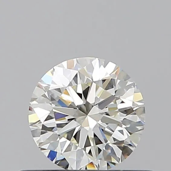0.50ct Round Natural Diamond (Colour J, Clarity IF, Cut VG, GIA Certified)