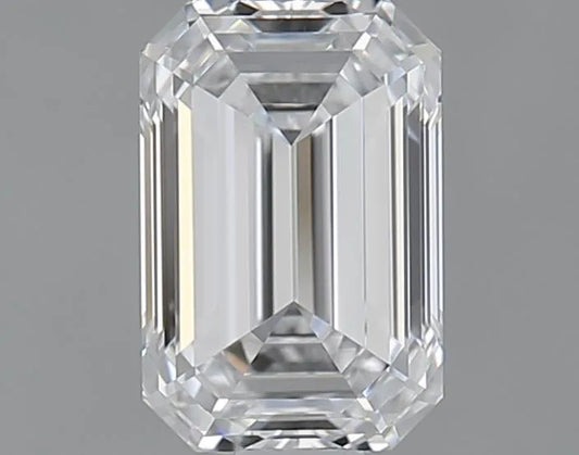 0.80ct Emerald Natural Diamond (Colour D, Clarity VVS1, Cut EX, GIA Certified)