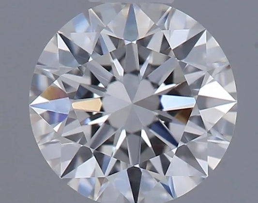 0.33ct Round Natural Diamond (Colour D, Clarity IF, Cut EX, GIA Certified)