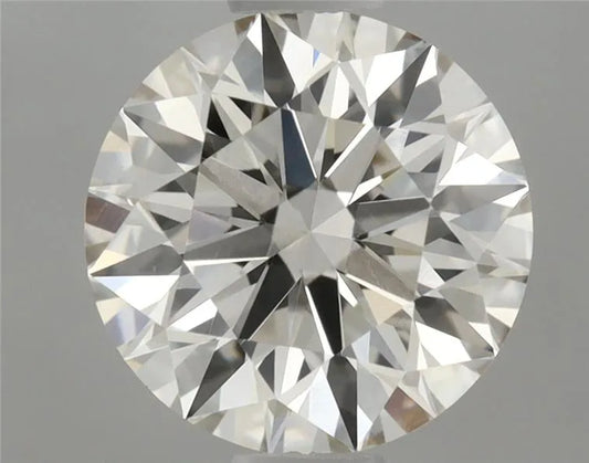0.81ct Round Natural Diamond (Colour Faint Brown, Clarity VS1, Cut EX, GIA Certified)