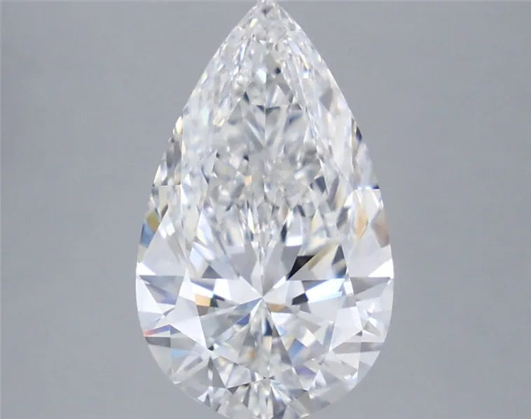 2.80ct Pear Natural Diamond (Colour E, Clarity IF, GIA Certified)