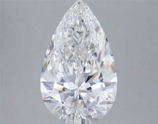 2.80ct Pear Natural Diamond (Colour E, Clarity IF, GIA Certified)