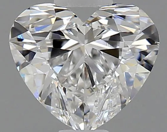 0.50ct Heart Natural Diamond (Colour D, Clarity VS2, GIA Certified)