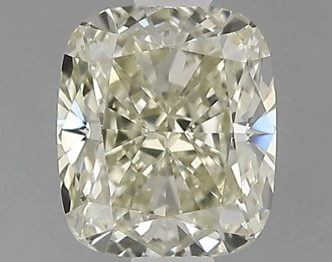 0.80ct Cushion brilliant Natural Diamond (Colour Fancy Light Brownish Yellow, Clarity VS2, GIA Certified)