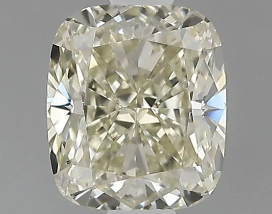 0.80ct Cushion brilliant Natural Diamond (Colour Fancy Light Brownish Yellow, Clarity VS2, GIA Certified)