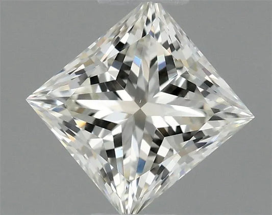0.40ct Princess Natural Diamond (Colour J, Clarity VS1, GIA Certified)