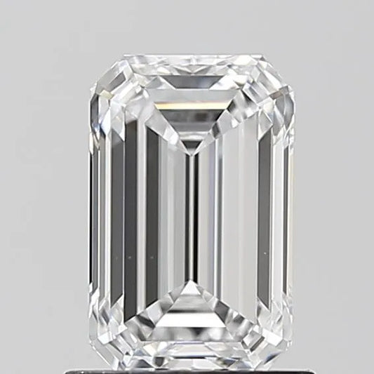 1.25ct Emerald Natural Diamond (Colour D, Clarity VVS1, GIA Certified)