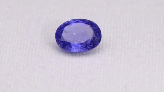 2.60ct Oval Natural Tanzanite (Colour Blue, Clarity Slightly Included, Cut Faceted)
