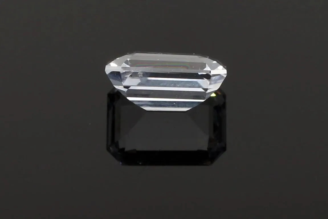 2.06ct Emerald Natural Sapphire (Colour White, Clarity Slightly Included, Cut Faceted)