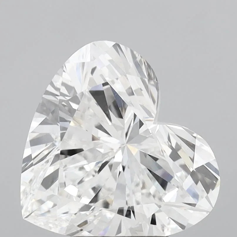 4.10ct Heart Lab Grown Diamond (Colour E, Clarity VVS2, IGI Certified)