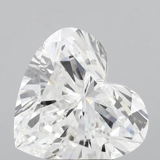 4.10ct Heart Lab Grown Diamond (Colour E, Clarity VVS2, IGI Certified)