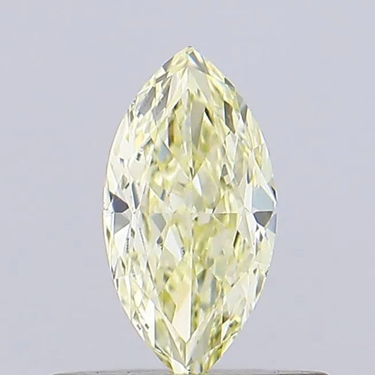 0.41ct Marquise Lab Grown Diamond (Colour Fancy Light Yellow, Clarity VVS1, Cut GD, IGI Certified)