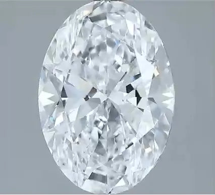 3.00ct Oval Natural Diamond (Colour D, Clarity SI1, GIA Certified)