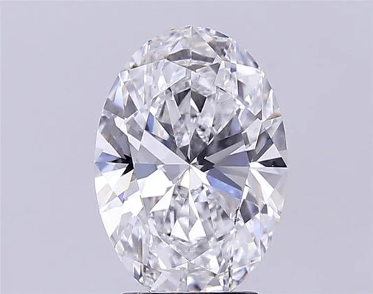 3.01ct Oval Lab Grown Diamond (Colour D, Clarity VS1, IGI Certified)