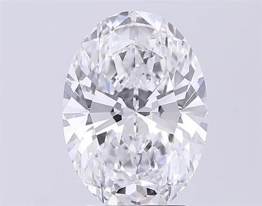 3.01ct Oval Lab Grown Diamond (Colour D, Clarity VVS2, IGI Certified)