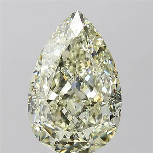 3.01ct Pear Natural Diamond (Colour Fancy Light Green, Clarity VS1, GIA Certified)