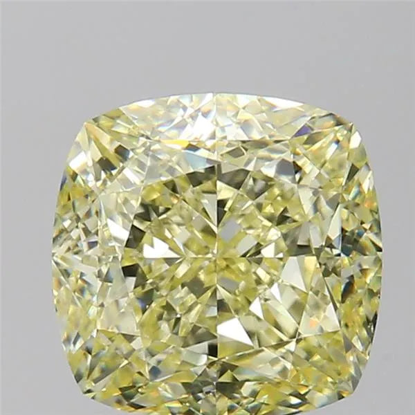 3.02ct Cushion brilliant Natural Diamond (Colour Fancy Light Yellow, Clarity VS1, GIA Certified)